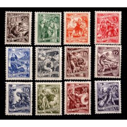 1950-51 - Jugoslavien - AFA 630-31 - Frimærke - Ustemplet.